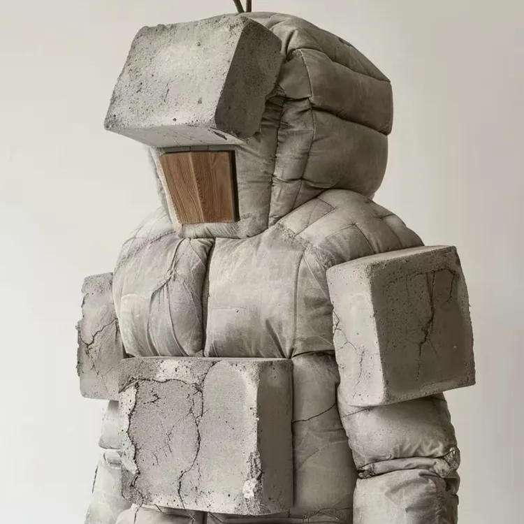 【一件过冬】男士冬季连帽棉服羊羔毛拼接撞色加厚保暖宽松情侣百搭