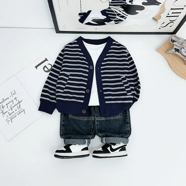 男童外套秋冬款儿童棒球服2025秋新款秋装 BQ25959N 悠悠童话童装