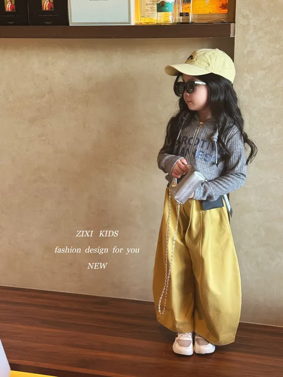 【糯米】女童套装2025春秋新款休闲运动儿童套装ZXQ-10166