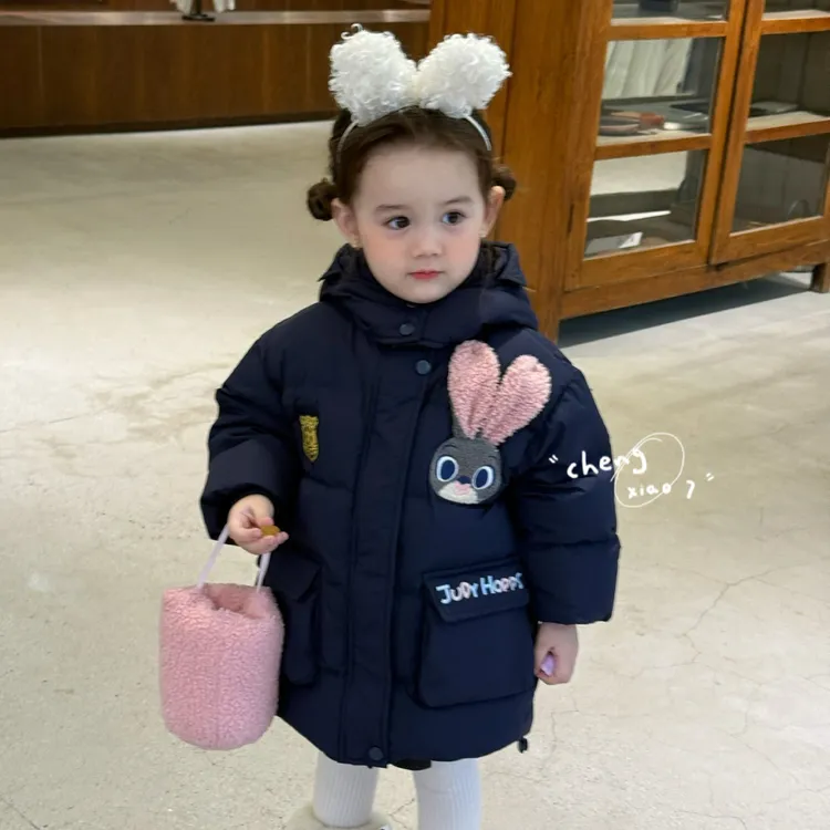 橙小七25冬款  兔子警官羽绒服