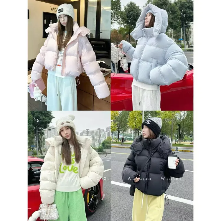 SG / 杨依姗 AW云朵泡芙 加厚保暖拆卸连帽短款羽绒服WT-20252380