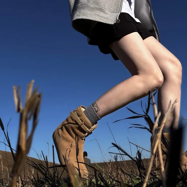 【CHUMINGMING】反绒两穿雪地靴XZYX2505