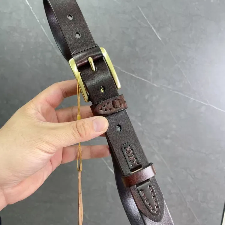 休闲风双圈成人光身撞色腰带时尚休闲3.5cm宽男女通用款