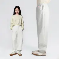 【加绒】笛莎女童裤子秋冬季儿童加绒休闲裤运动裤卫裤-93255A403