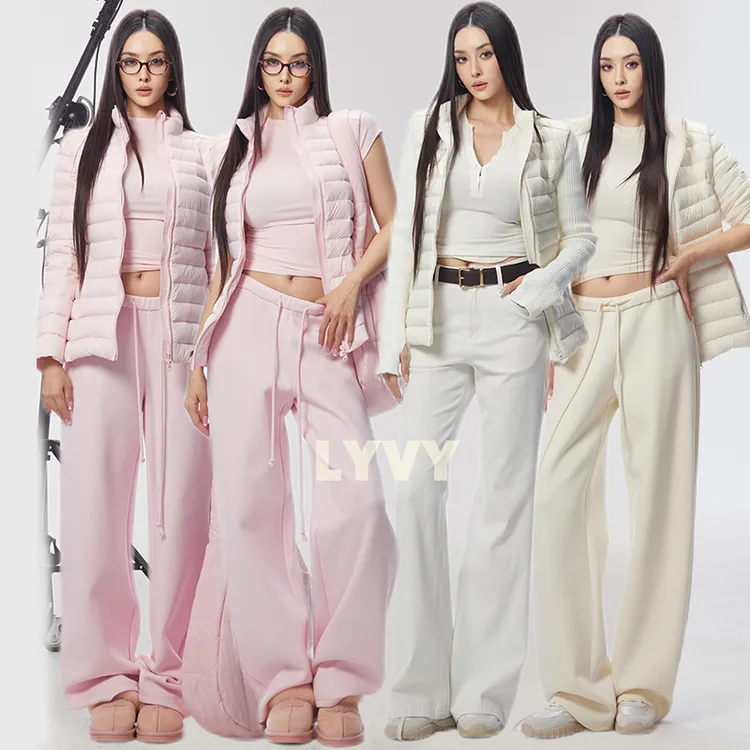 【LYVY-羽绒夹克+鹅绒袖+针织袖】袁伶嫣同款三穿鹅绒服轻薄可拆卸