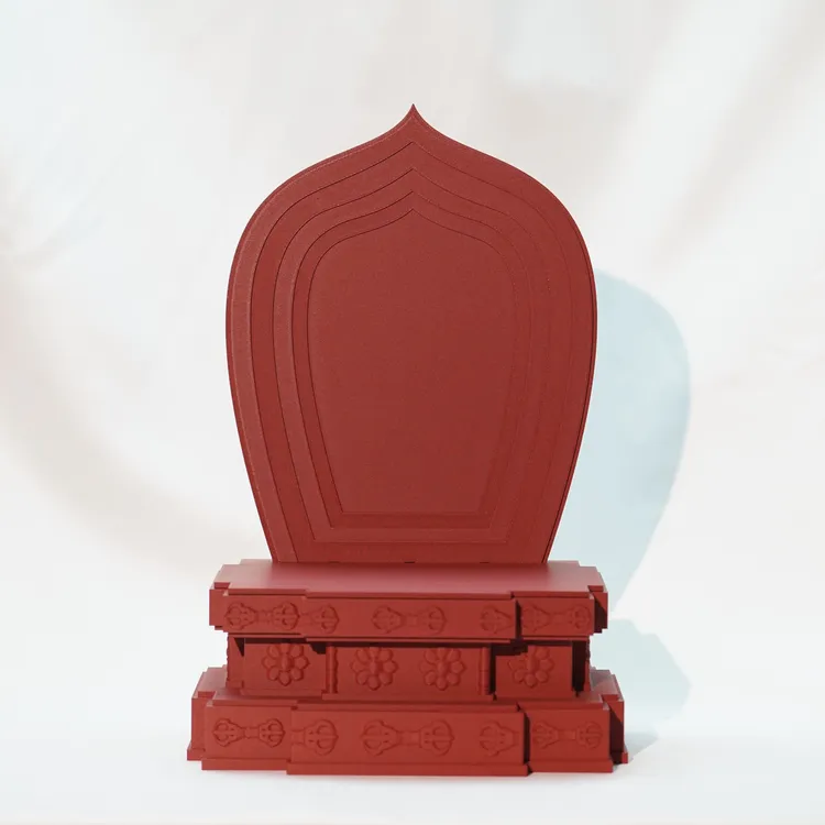 摆件 背光 须弥座
