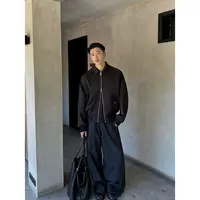 【DUPU】25A/W 定制珠光缎面 短宽夹克外套