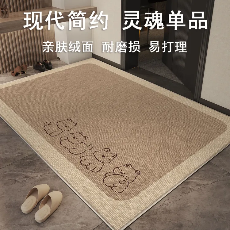 入户门地垫爆款家用进门口耐磨耐脏垫子防滑玄关地毯免洗可裁脚垫