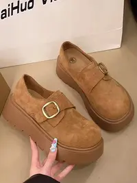 85博肯粘扣厚底女款勃肯鞋