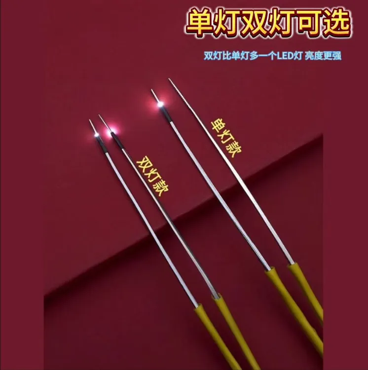 发光可视光纤耳镊安全软头耳神器采耳工具小头小头专业采耳工具