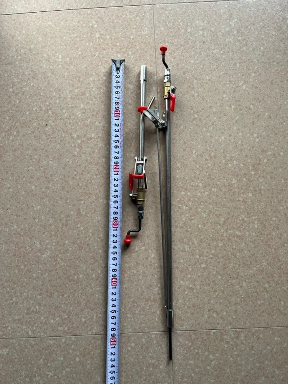 秒接充气杆双头加气加长不锈钢、49，30十50长两支装打气工具