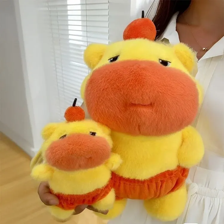 水豚嘟嘟玩偶抖音玩偶毛绒玩具水豚嘟嘟可爱生日礼物公仔搞怪解压