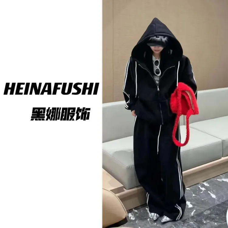 HEINA【高街男神】时尚休闲运动套装6060