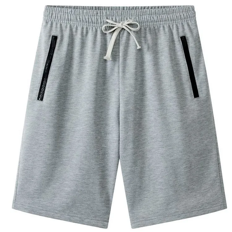 热销夏季男士跑步休闲五分短裤松紧腰沙滩裤男士大码裤衩男装