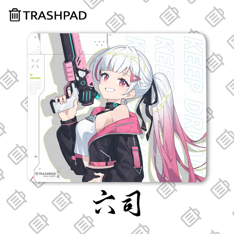 Trashpad【六司马尾少女】C款二次元 FPS电竞鼠标垫 CS2 无畏契约