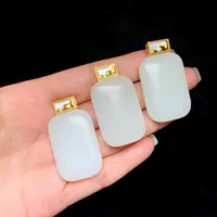 【云上好物】3 DS46536-18K金和田玉吊坠-多样性发一件-30*20mm（JG）