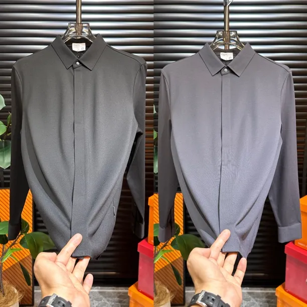 【清澈男装轻奢出品】HH6075/QINGCHE2025/高端欧货百搭男士衬衫