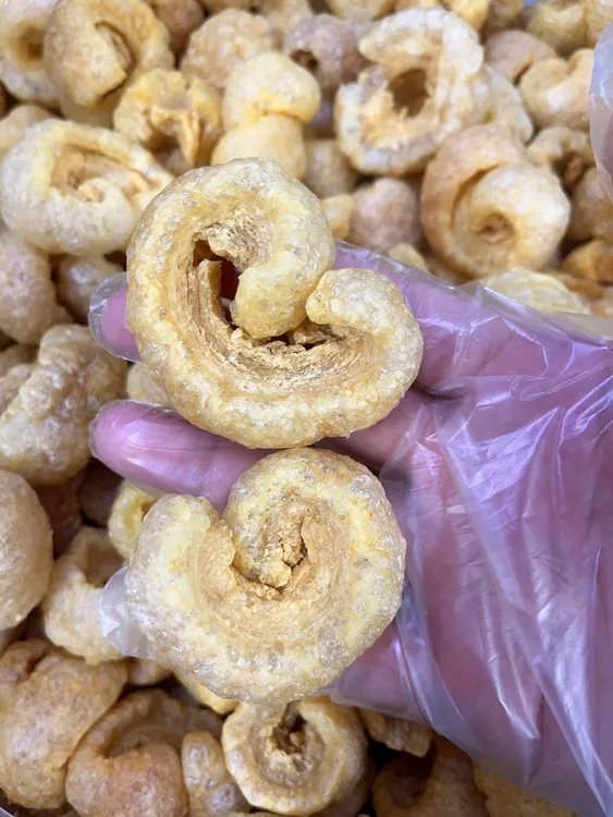 潮汕特产扑肉皮现炸猪肉皮 浮皮（冰箱冷藏保存）