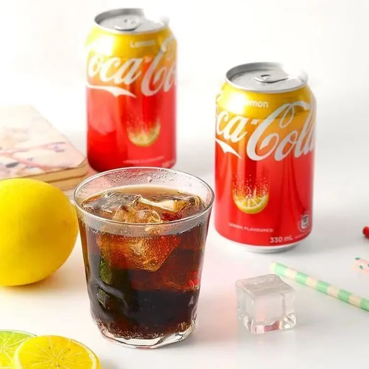 澳门版柠檬可乐进口饮料可口可乐330ml6瓶装