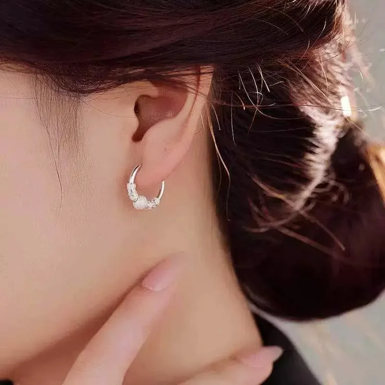 925银耳饰 【女神专属】时来运转耳环时尚轻奢正品保证小巧精致商品图