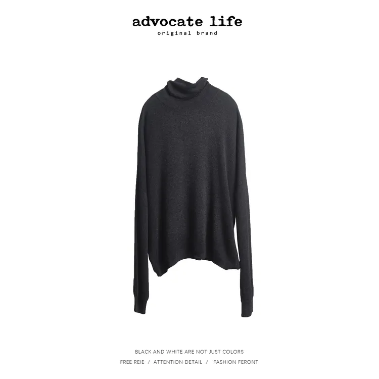 生活主张 Advocatelife秋冬简约时尚半高领冬季毛针织衫JQ331047