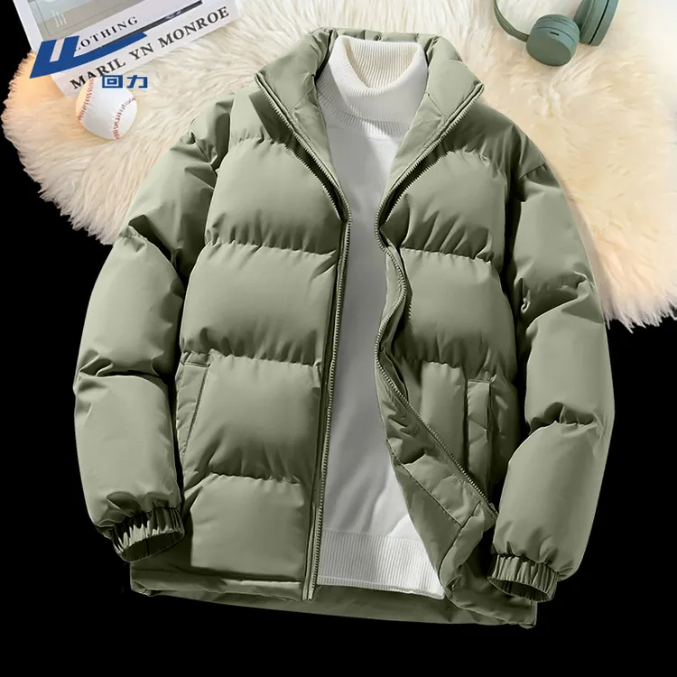 回力潮牌加厚短款外套2025冬季美式休闲宽松棉衣服羽绒棉服男款B