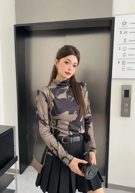 【秋季热卖】冬季保暖半高领德绒打底衫女修身爆款内搭打底衫