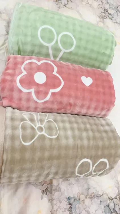 柔软亲肤芙提绒被套