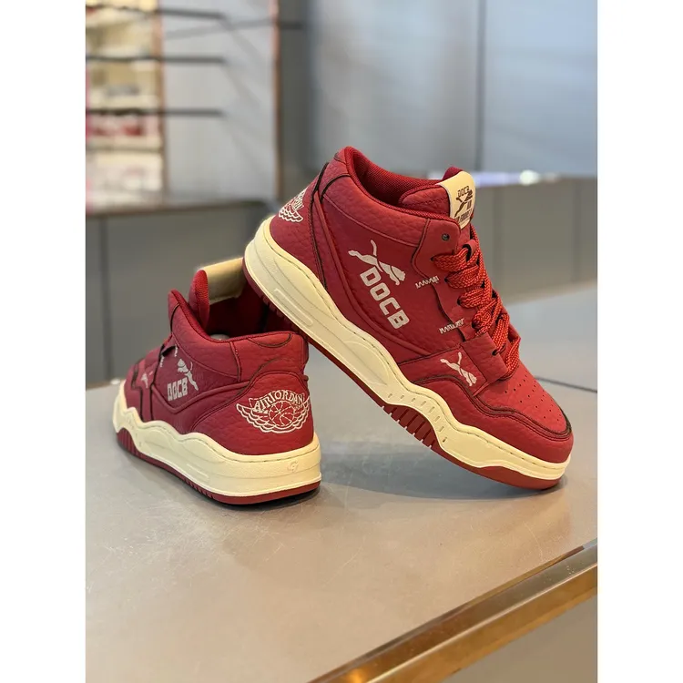 ICCLEK国潮2025年冬季新款潮流高帮板鞋耐磨舒适保暖轻便阿甘鞋