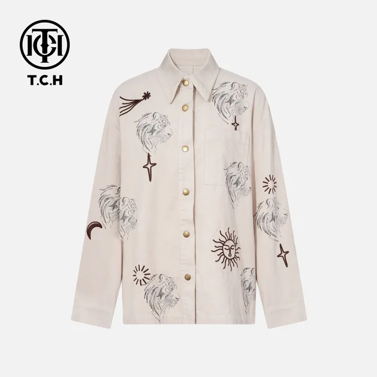 TCH私服烫钻工艺新时尚淑女百搭新潮流外套T75C27E1017轻奢tch