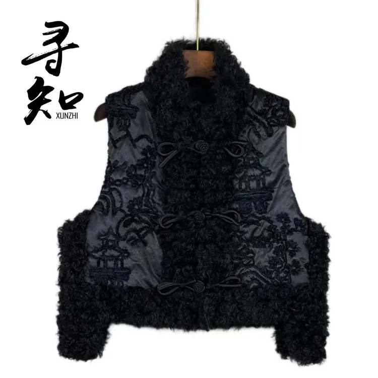 寻知·朱总原创设计XZM352J墨韵​中式棉马夹