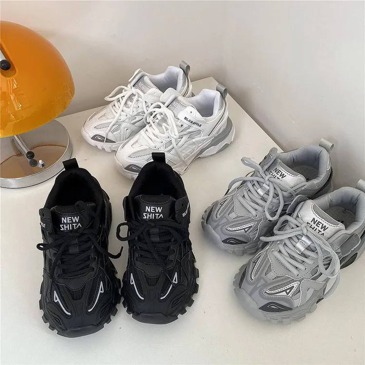 【澳门专柜正品】港风老爹鞋男鞋情侣韩版复古百搭2025春季新款学