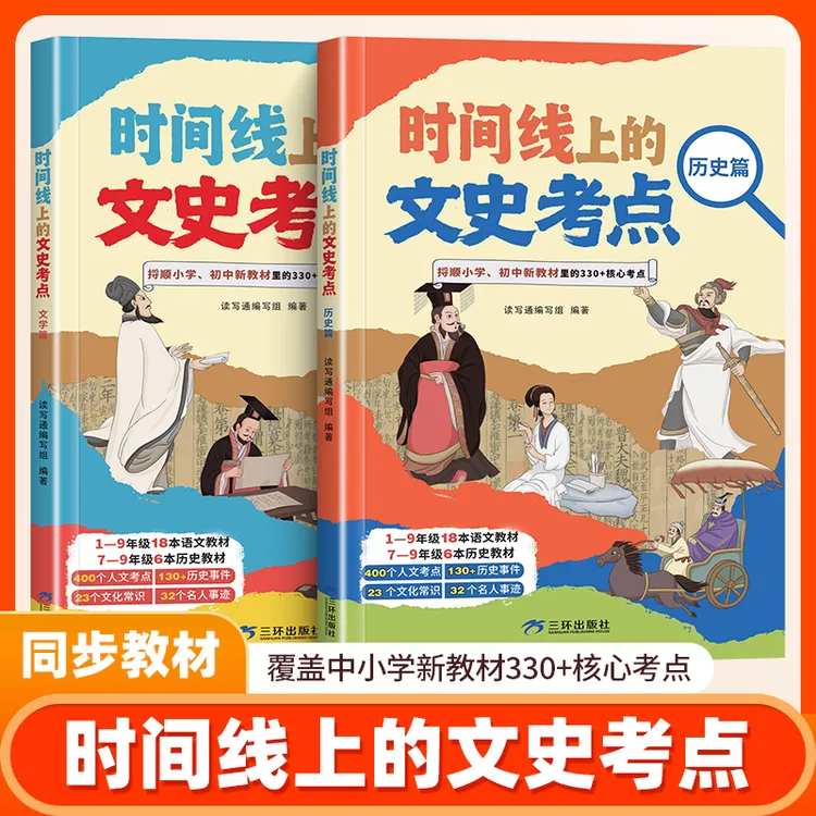 时间线上的文史考点小学初中语文历史知识点汇总同步教材专题讲解