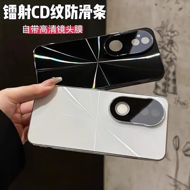 镭射CD纹极光适用于vivos20pro手机壳新款s20防摔19pro电镀防滑条