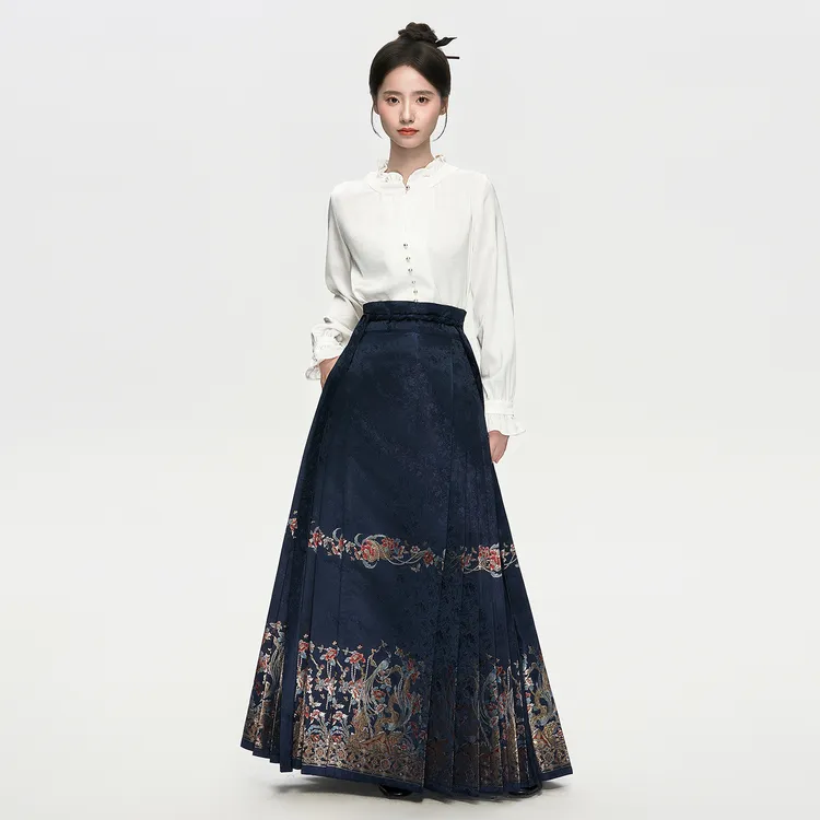 星河汉歌（陈三愿）日常秋冬古装明制传统女装中国风汉服马面裙雅丹