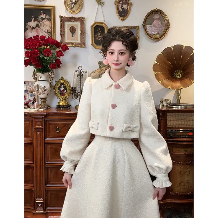 一生罗曼【雪绒花】法式复古休闲气质时尚温柔长袖衬衫Y5703