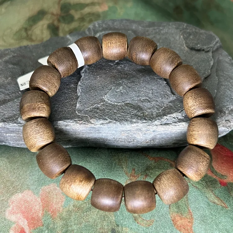 CX1702海南树心油老料珠沉香手串12mm  20g