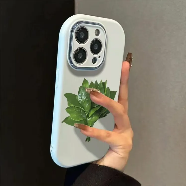 柚子叶适用苹果17Promax新款16手机壳15全包14趣味13软胶12防摔壳