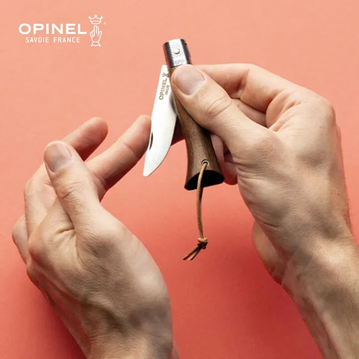OPINEL欧皮法国原装Neo6不锈钢刀安全折叠户外露营家用刀刃7cm