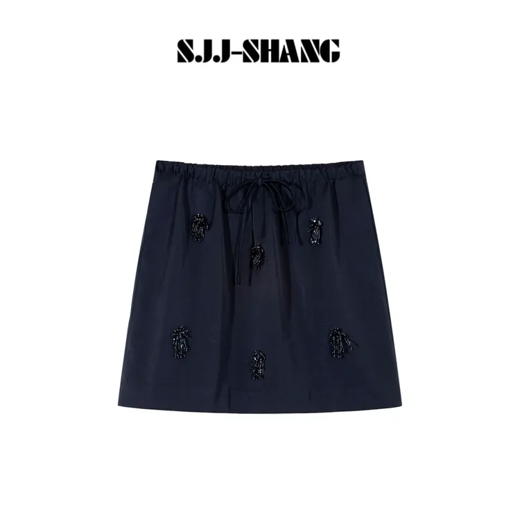 SJJ-SHANG【海星半裙】25ss新品重磅棉舒适设计感半身裙q134613p