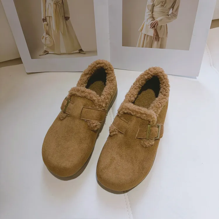 豆豆9 2025新款保暖舒适PU皮棉鞋百搭休闲鞋-1085