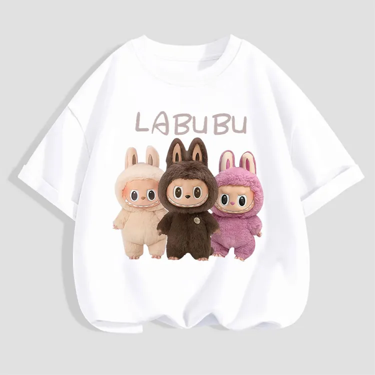 儿童t恤短袖男女童夏装2025新款夏季小童半袖宝宝可爱纯棉上衣