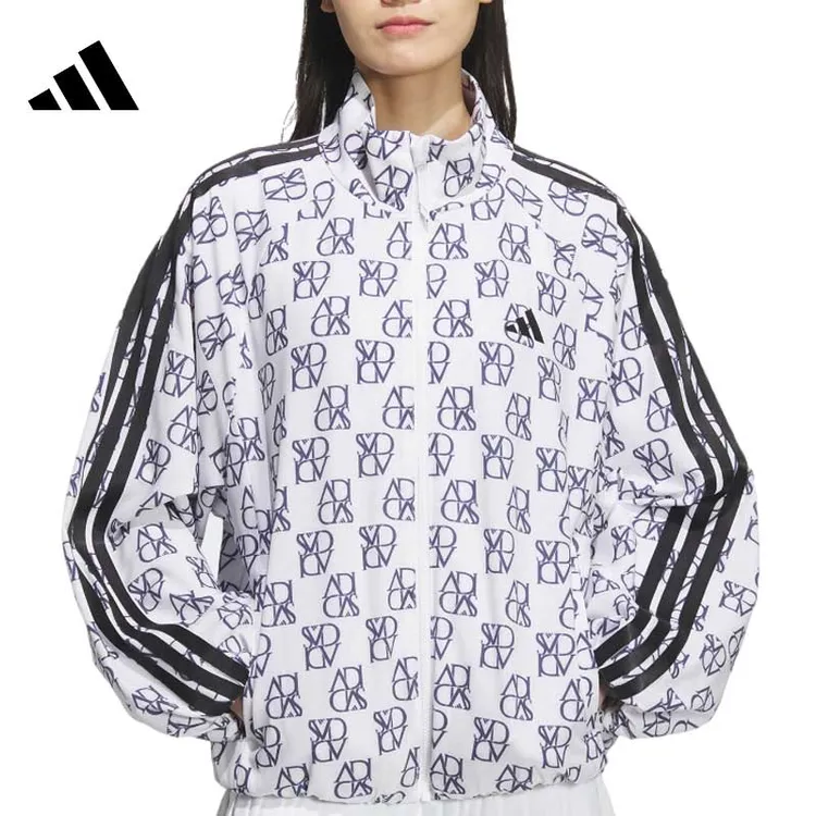 流光风adidas阿迪达斯春季女子运动休闲夹克外套JY7702