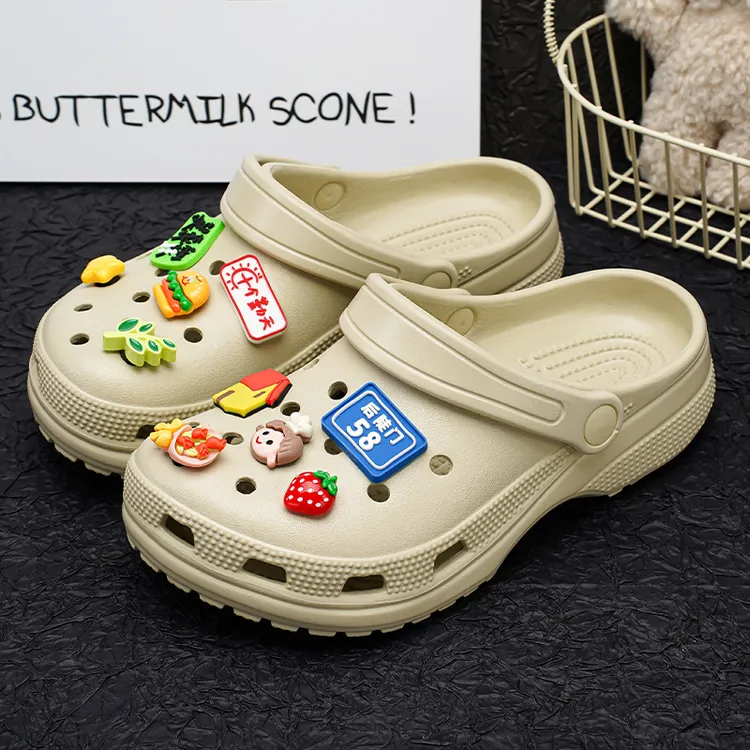 原创十个勤天洞洞鞋鞋花种地吧少年周边鞋扣配饰通用鞋扣装饰扣