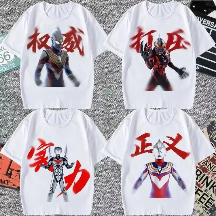 假面奥特英雄大童小童儿童短袖定制