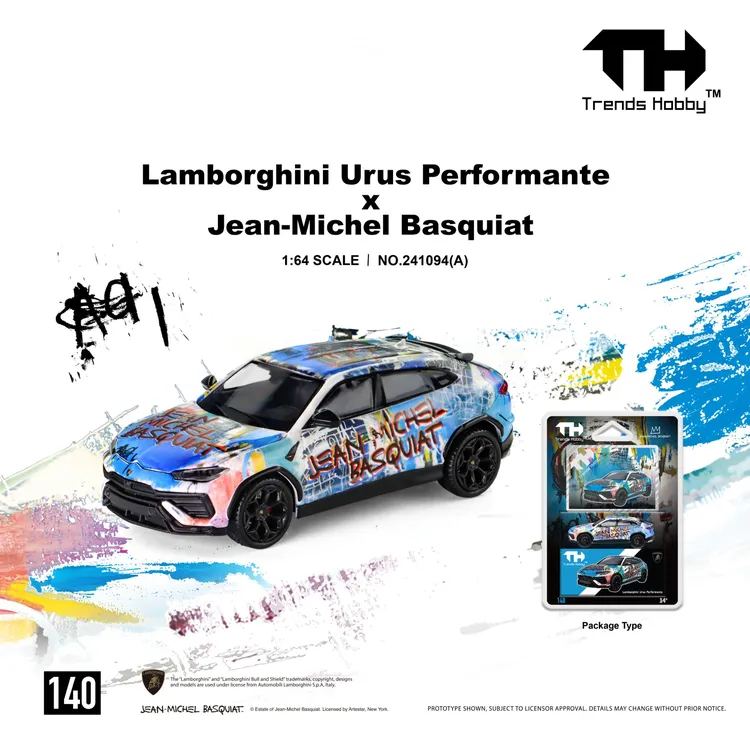 【TH•阿玲】Th 1/64 巴斯奎特 Urus 联名款 合金模型车模