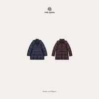 Ms.Qnn“冬日旅行箱”90白鹅绒加厚中长款连帽羽绒服 52C1170 Q姐