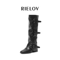 【RIELOV●秀儿●命运】增高6cm时尚潮流百搭女士时装靴7363