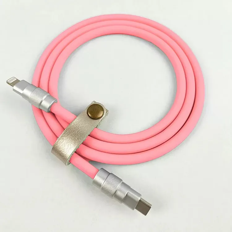 即越定制适用于苹果macbook笔记本240瓦ipad151617系列硅胶数据线