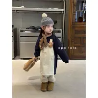 opolala·25冬~拼色连衣裙77168（童装汉服）